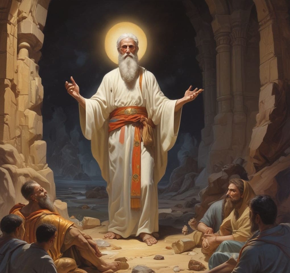 Portrait of Bartholomew, also known as Nathanael, one of the twelve disciples of Jesus Christ, known for his sincere faith.