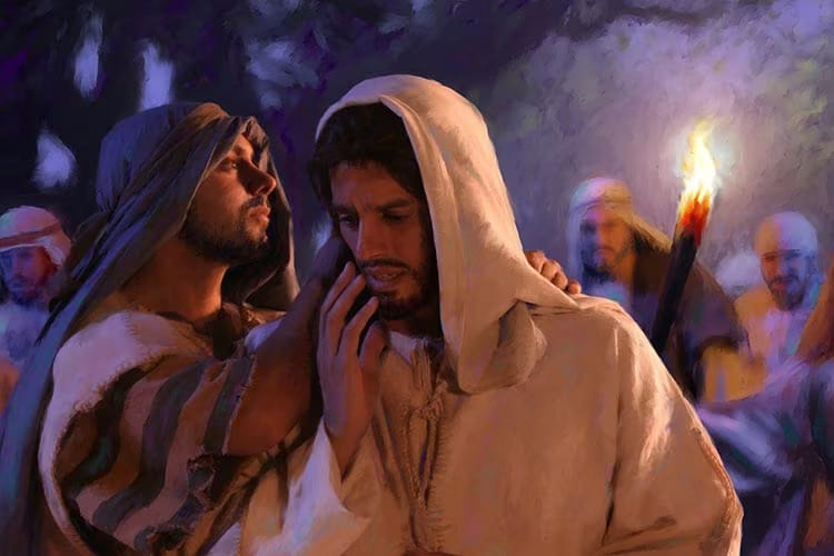 Portrait of Judas Iscariot, one of the twelve disciples of Jesus Christ, known for betraying Jesus.