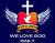 Website Terms and Conditions policy graphic We Love God Daily website featuring spiritual theme